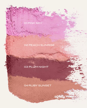 Miild Skin Glow Radiant Powder Flush 01 Pink Sky