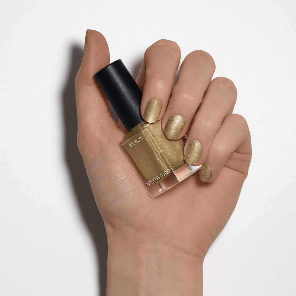 Nilens Jord - Nail Polish – Glitter Gold