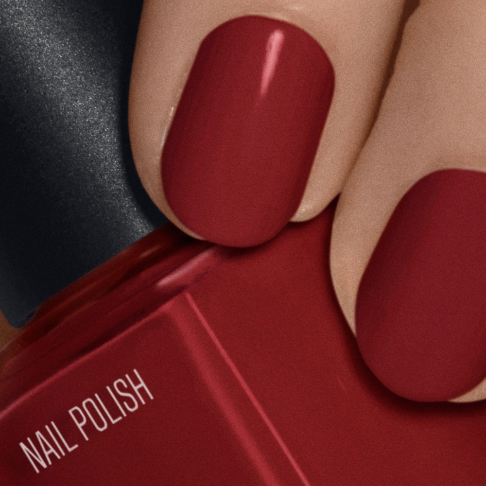 Nilens Jord - Nail Polish – Maroon Red