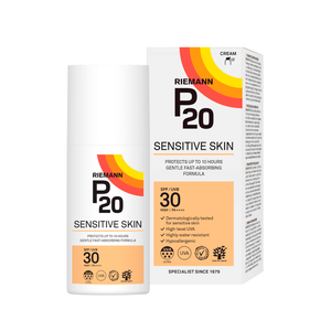 Du tilføjede <b><u>P20 Sensitive Skin SPF 30 (200 ml)</u></b> til din kurv.