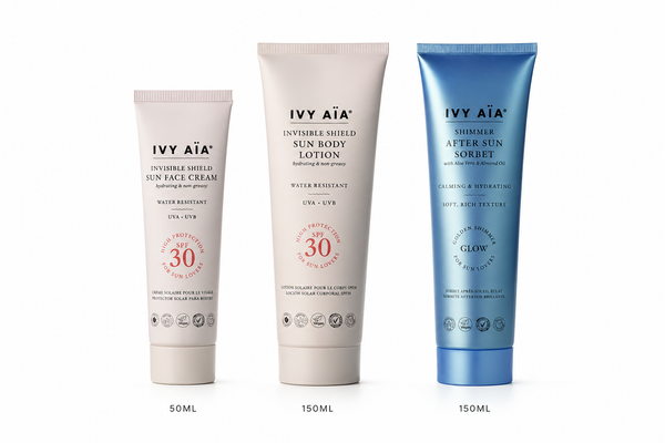 Ivy Aïa Solpakke - Sun Face Cream/Sun Body Lotion/After Sun Sorbet