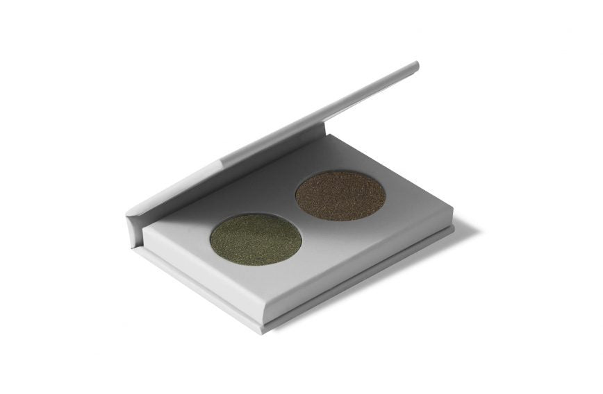 Miild Natural Mineral Eyeshadow Duo - Green Moss