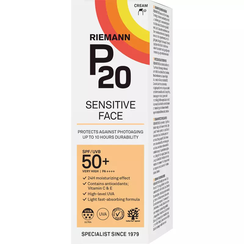 P20 Sensitive Face SPF50+ - 50ml